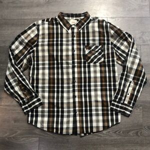 Levi's Western Plaid Shirt white,brown,black | Men's shirt X-Large
